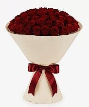 Букет 101 Бордовая роза Блэк Бакарра в Селково
