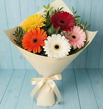 Букет цветов из:  Герберы в Селково