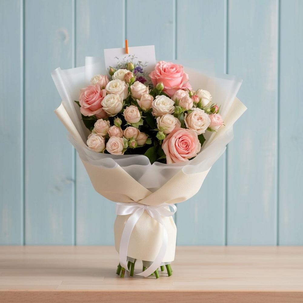 Букет цветов из: Розы в Селково