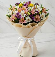Букет цветов из:  Альстромерии #REPLACE_PRED# Селково
