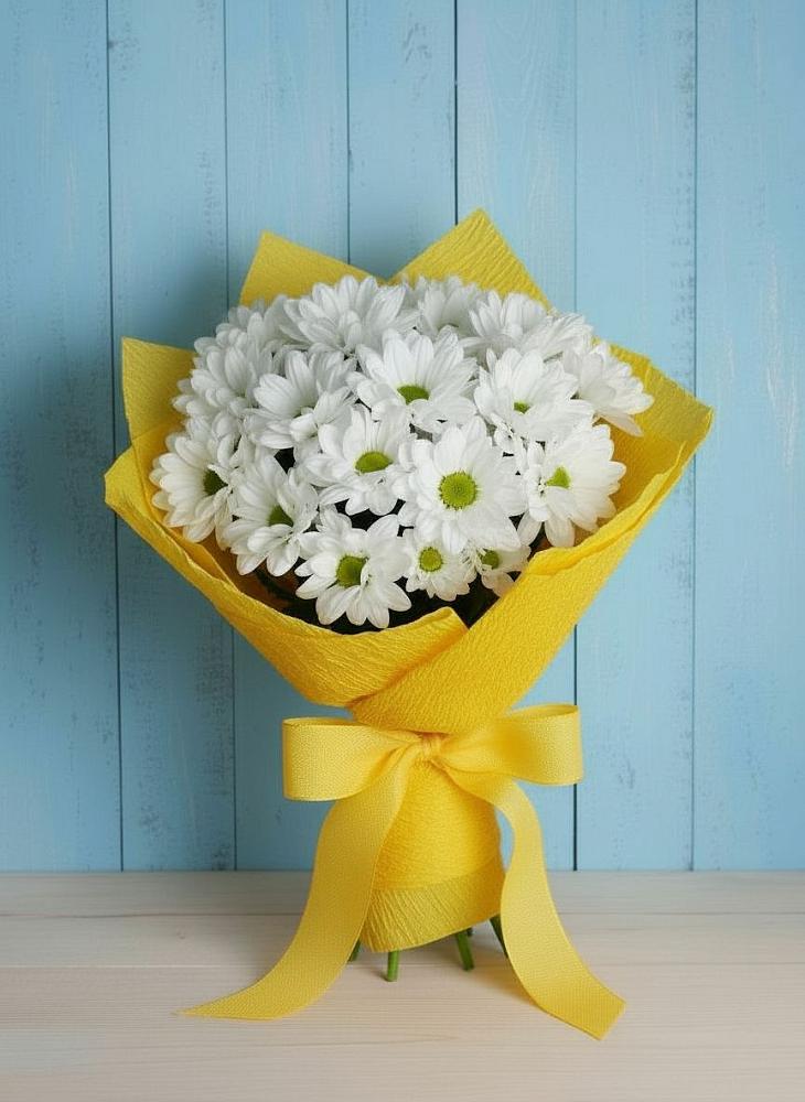 Букет цветов из: Хризантемы в Селково