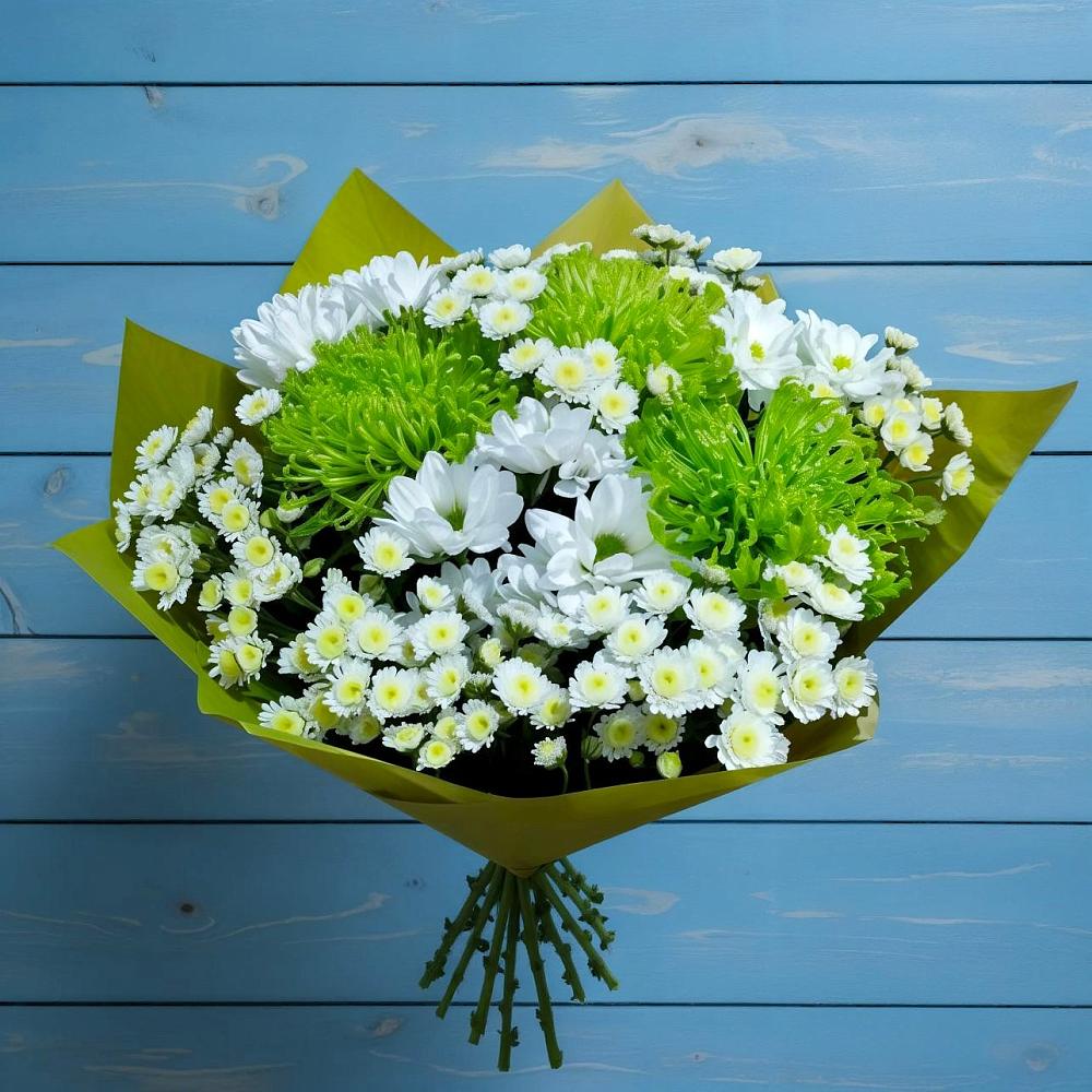 Букет цветов из: Хризантемы в Селково