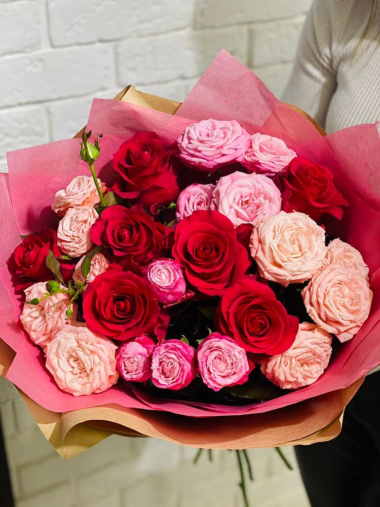 Букет цветов из: Розы в Селково