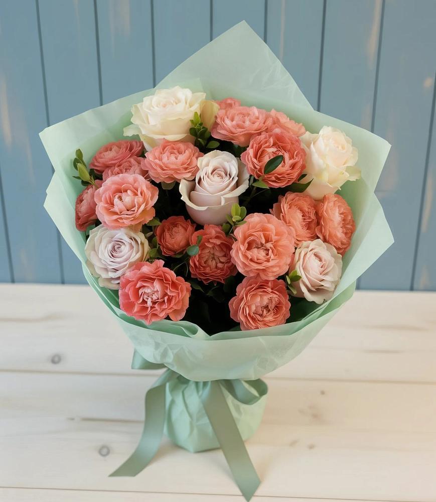 Букет цветов из: Розы в Селково