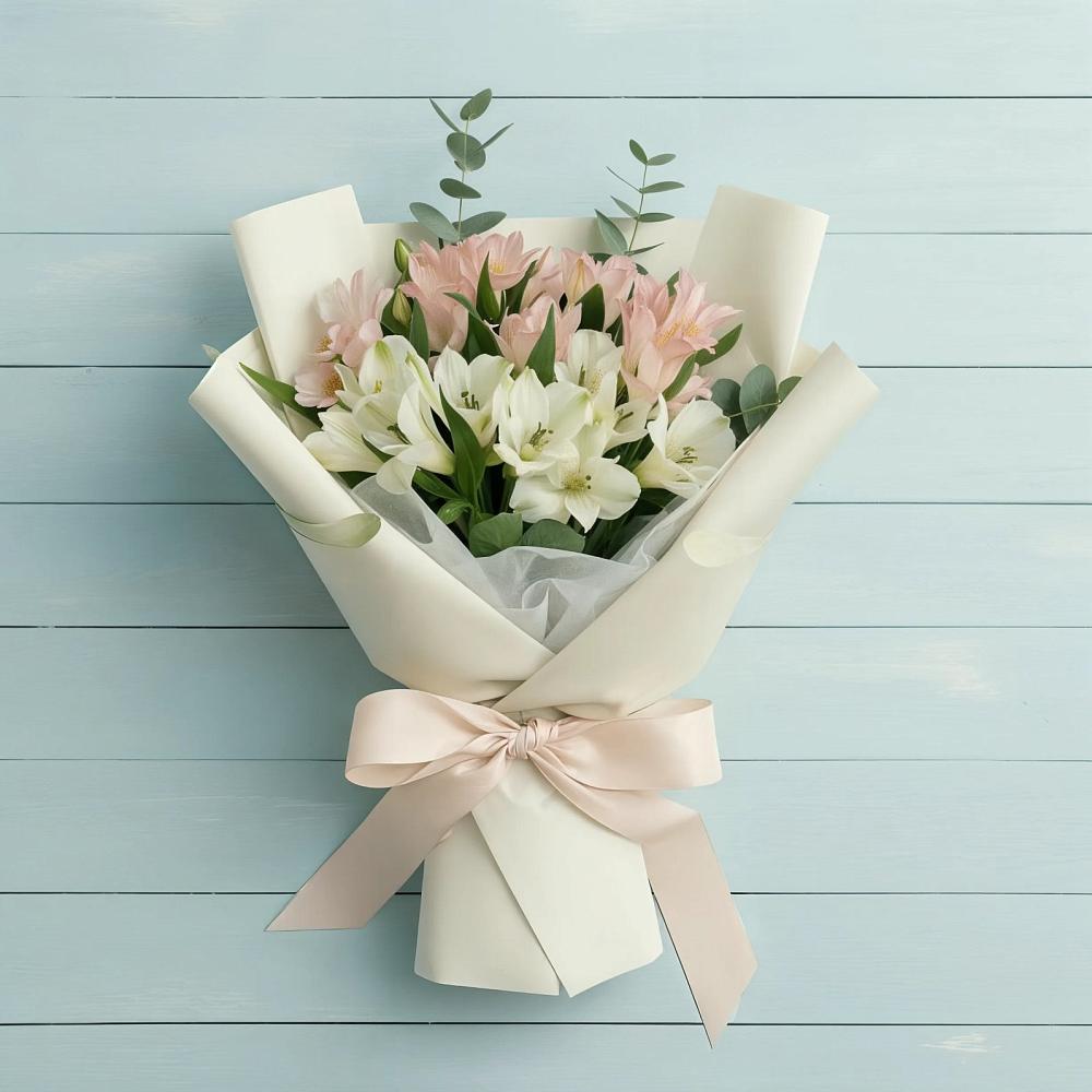 Букет цветов из: Альстромерии в Селково