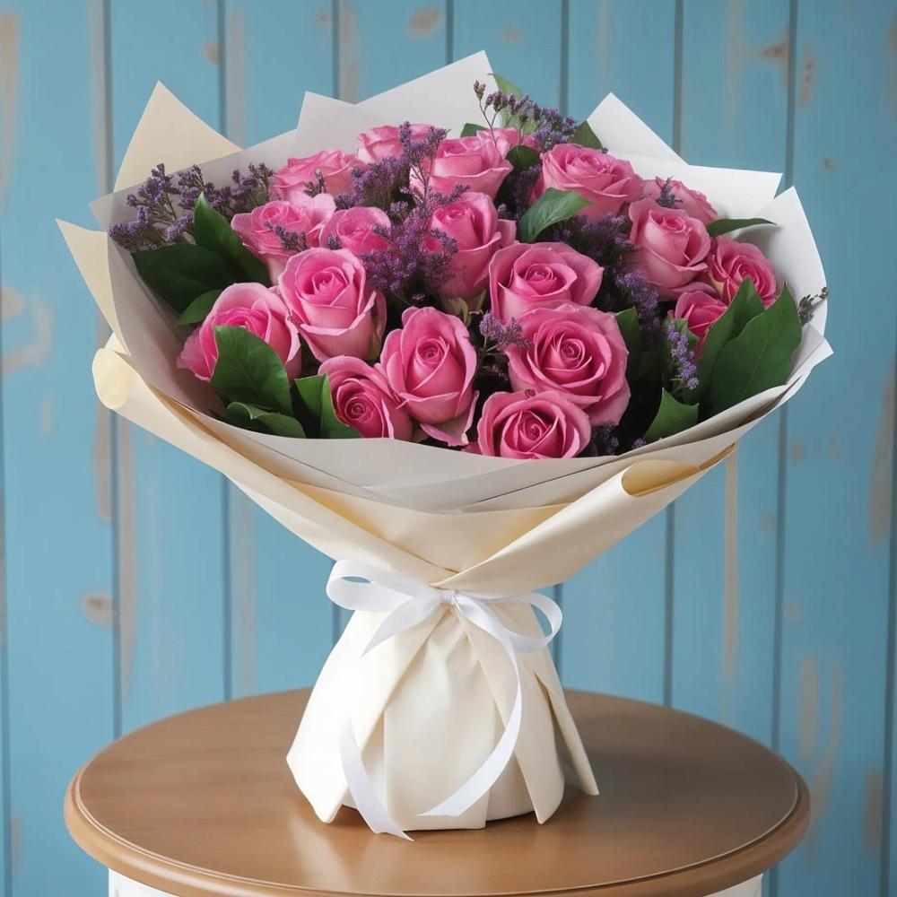 Букет цветов из: Розы в Селково